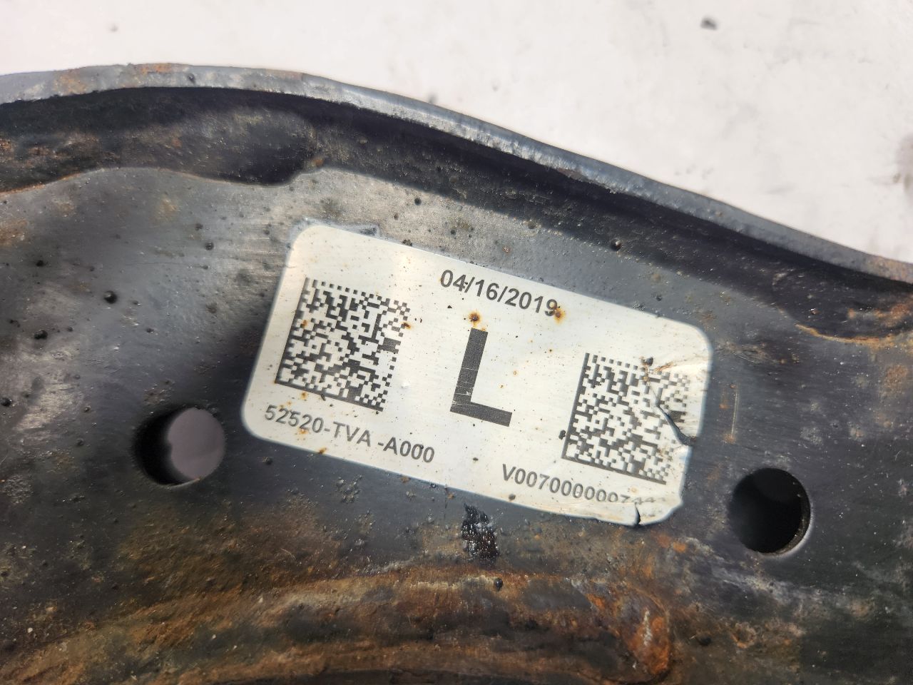 2020 HONDA ACCORD UPPER CNTRL ARM, FR - 470153 — photo 4