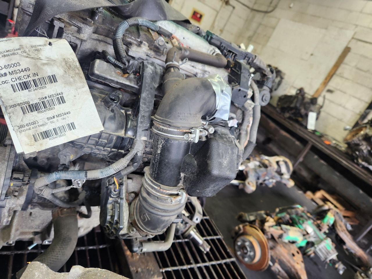2010 TOYOTA PRIUS ENGINE ASSEMBLY - 470503 — photo 3
