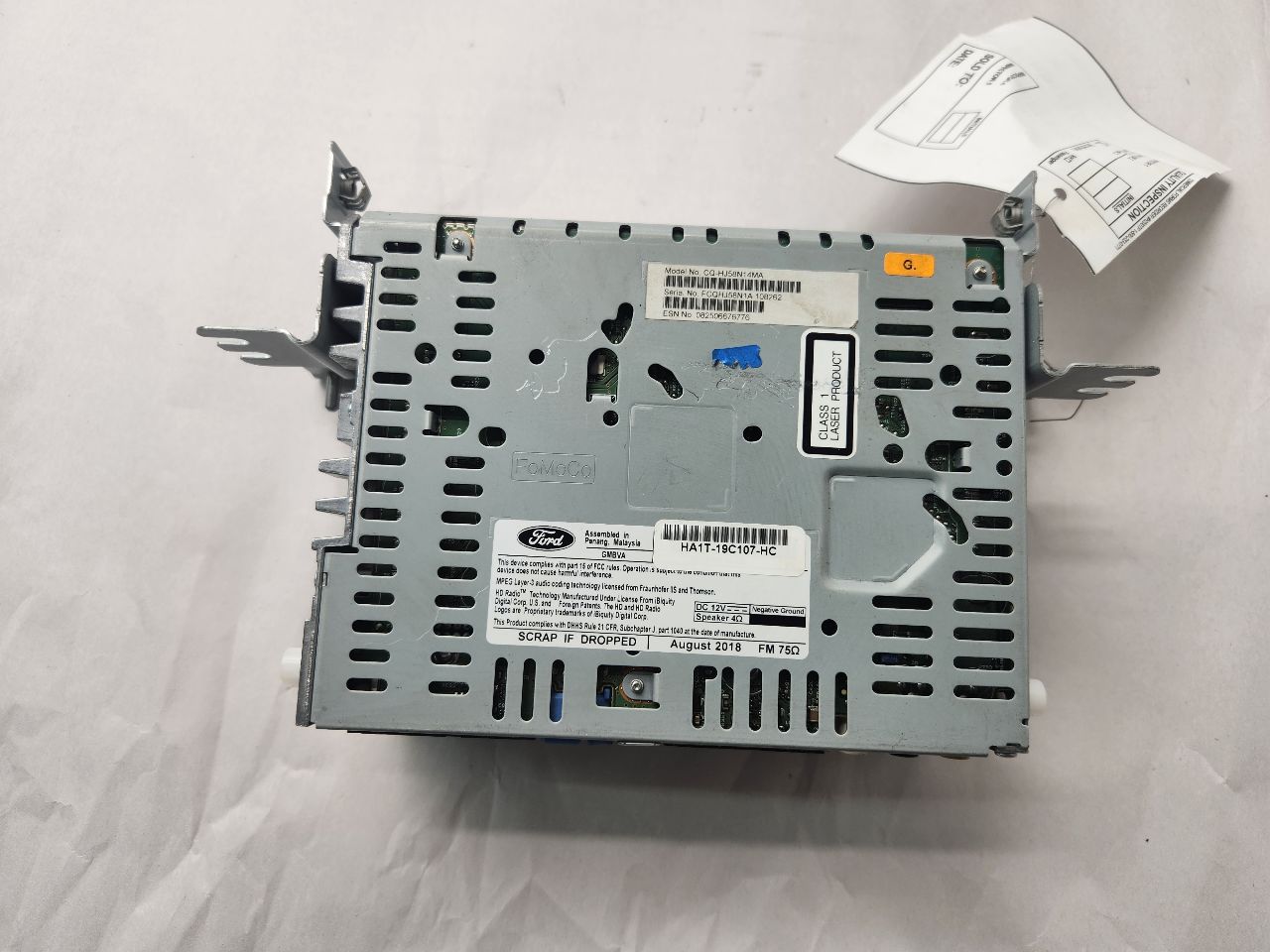 2019 LINCOLN NAUTILUS Radio Audio - 470697 — photo 6
