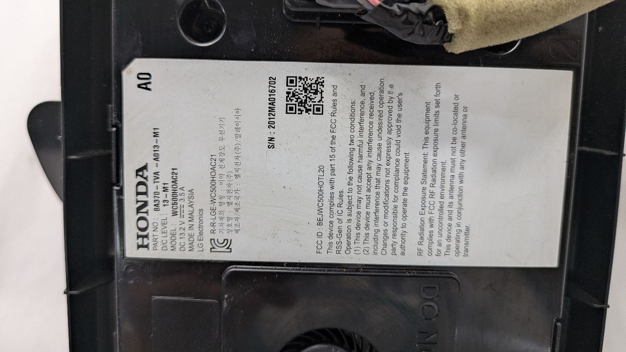 2021 HONDA ACCORD Armrest - 470703 — photo 6