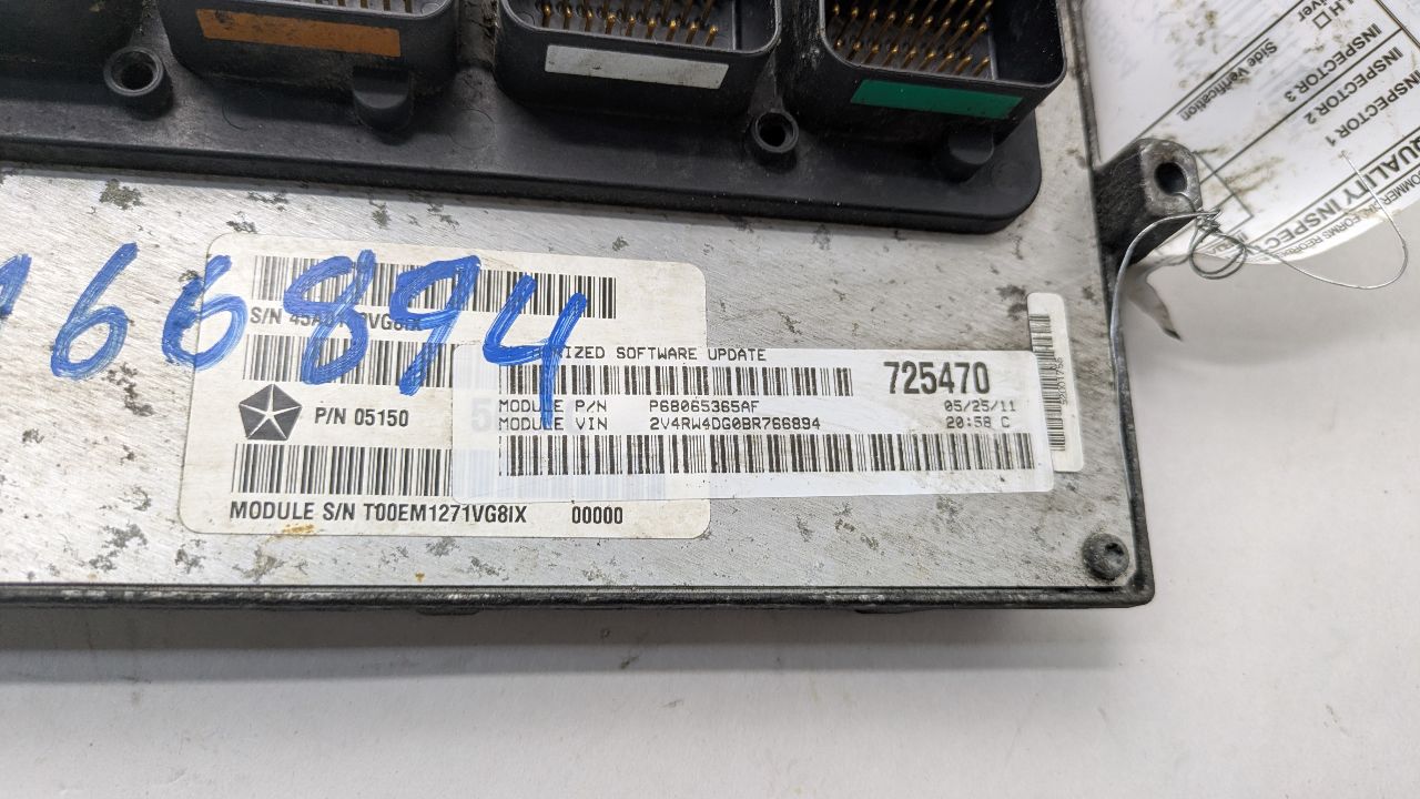 2011 VOLKSWAGEN ROUTAN Eng/Motor Cont Mod - 470770 — photo 2
