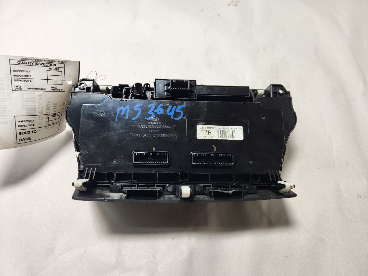2018 HYUNDAI TUCSON TEMP CONTROL - 470959 — photo 2