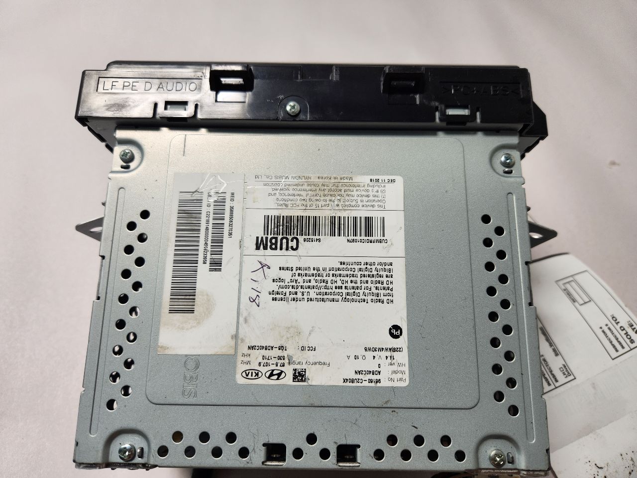 2019 HYUNDAI SONATA Radio Audio - 471127 — photo 6
