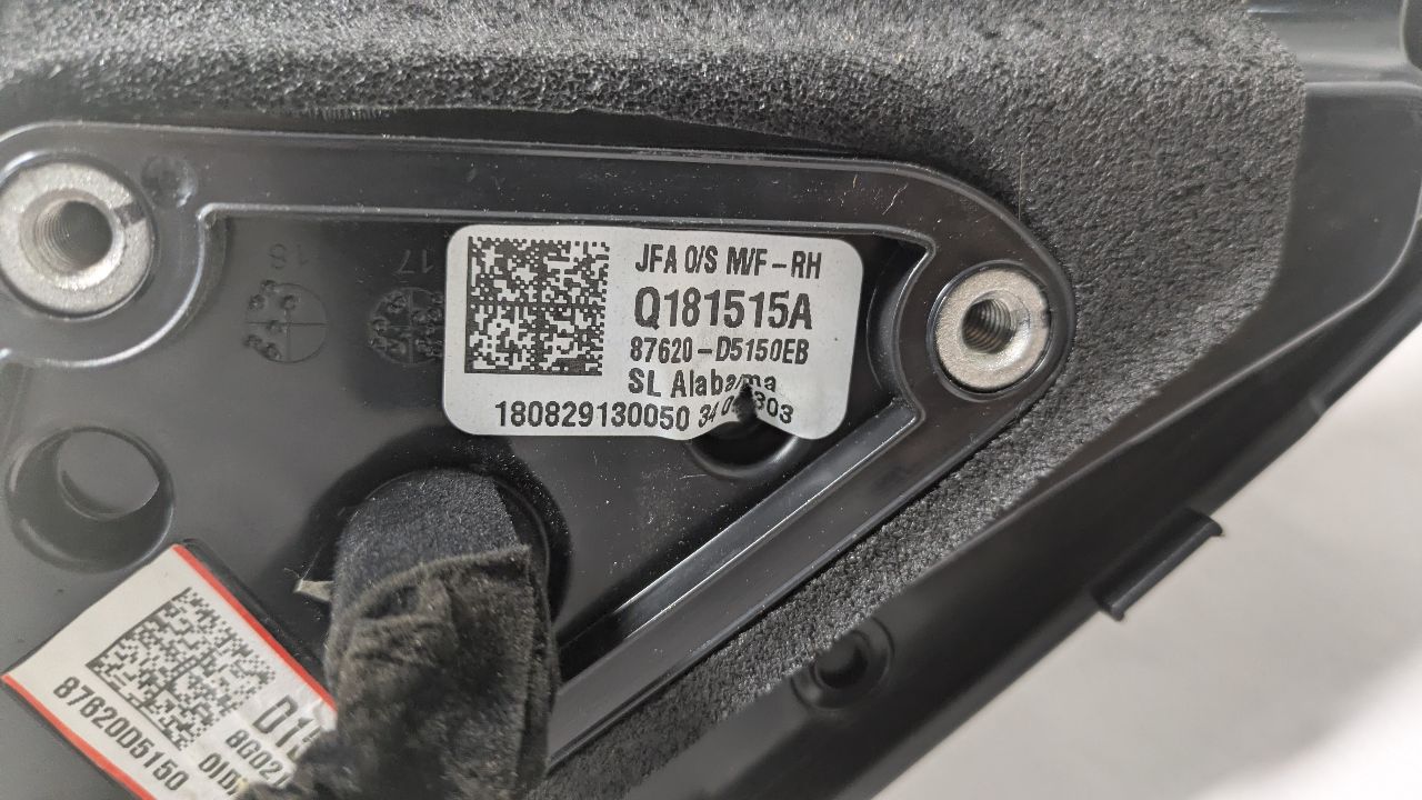 2019 KIA OPTIMA Right SIDE VIEW MIRROR - 471941 — photo 6