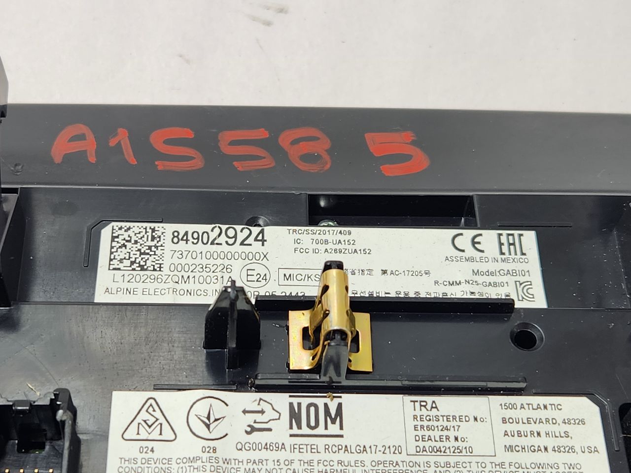 2021 CADILLAC CT4 2.0L 4cyl Turbo Gasoline Radio Audio - 472236 — photo 4