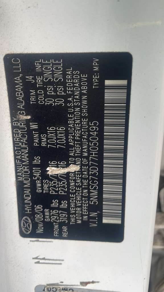 2007 HYUNDAI SANTA FE TRANSFER CASE ASSY - 472265