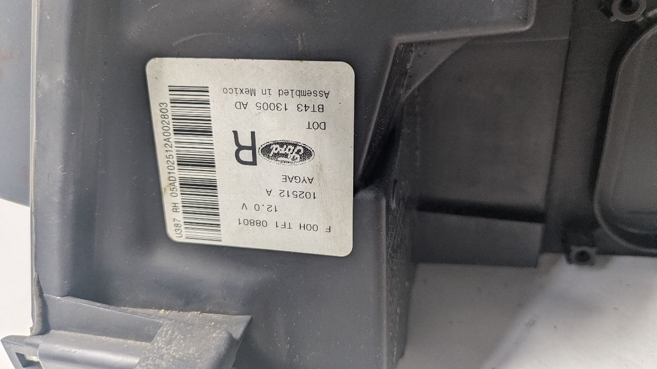 2013 FORD EDGE Right HEADLAMP ASSEMBLY - 472282 — photo 3