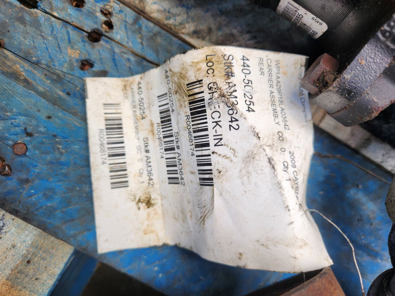 2017 DODGE 1500 PICKUP CARRIER ASSEMBLY - 472307 — photo 3