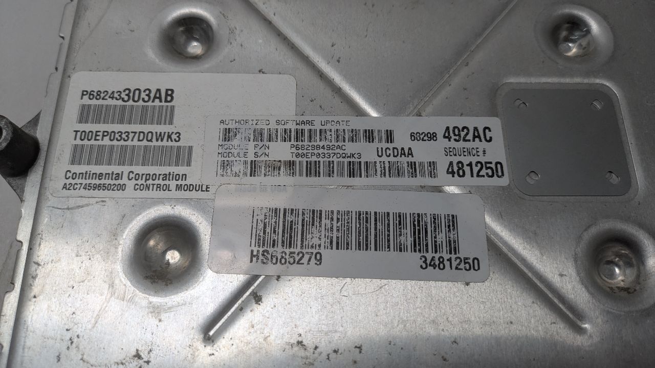 2017 DODGE 1500 PICKUP Eng/Motor Cont Mod - 472312 — photo 3