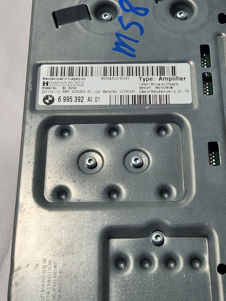 2018 BMW 740i 3.0L 6cyl Turbo Gasoline Radio Audio - 473137 — photo 2