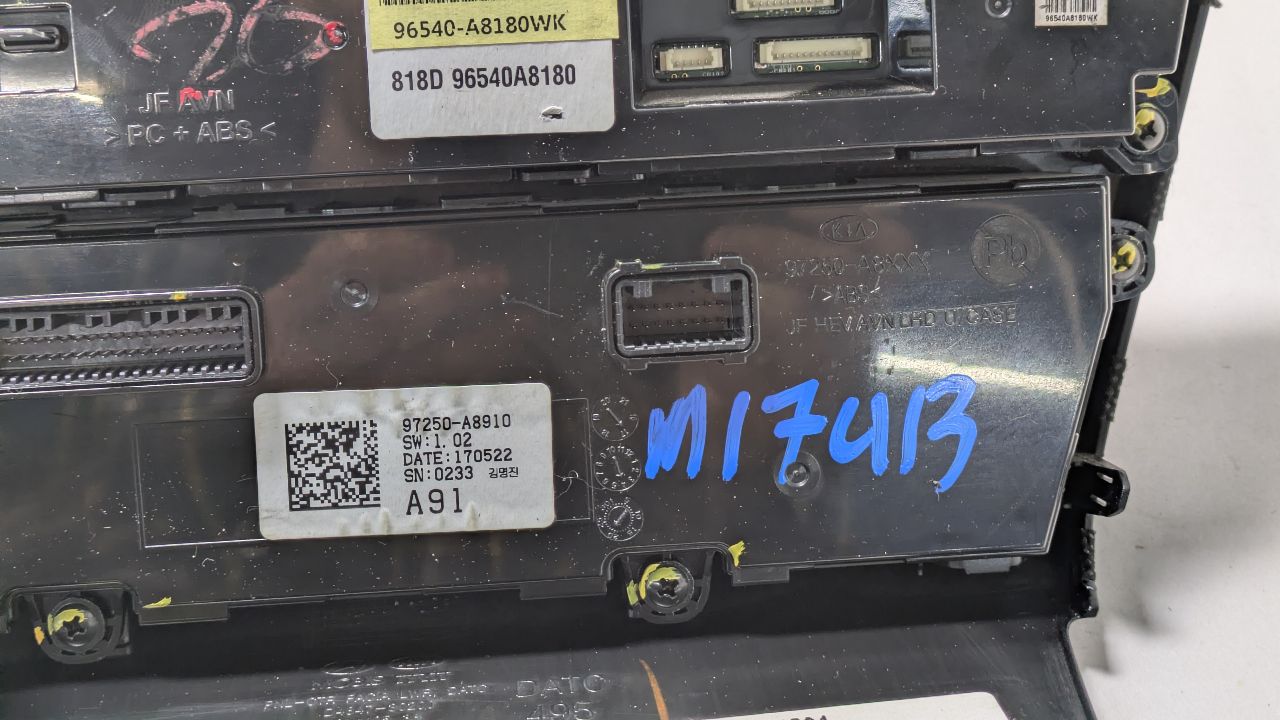 2017 KIA OPTIMA TEMP CONTROL - 473213 — photo 5