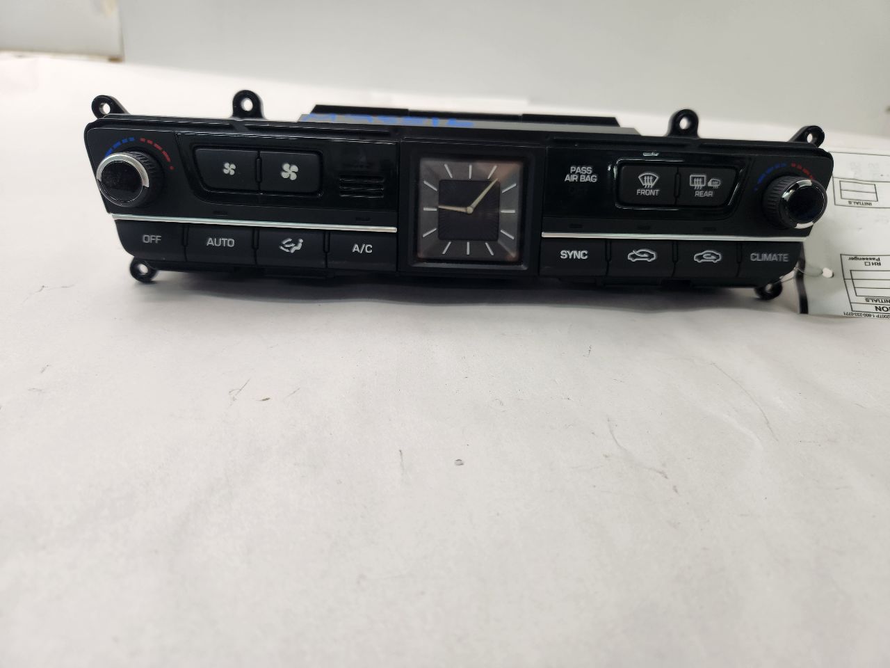 2017 GENESIS G80 TEMP CONTROL - 473263