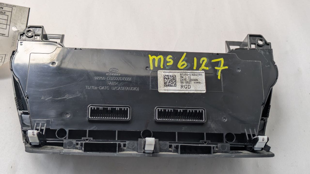 2019 HYUNDAI TUCSON TEMP CONTROL - 473615 — photo 4