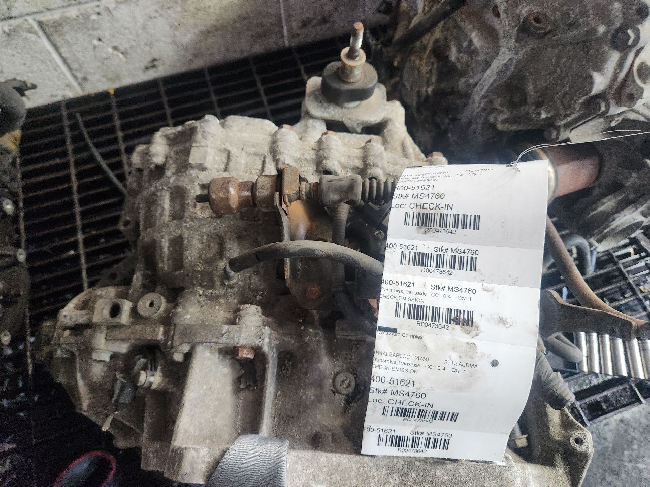 2012 NISSAN ALTIMA Transmiss,Transaxle - 473642 — photo 3