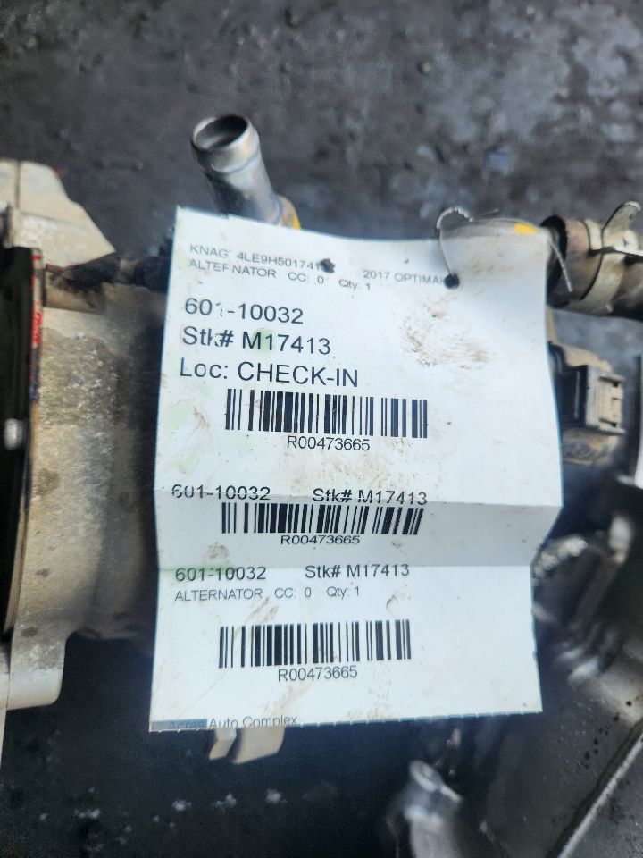 2017 KIA OPTIMA ALTERNATOR - 473665 — photo 3