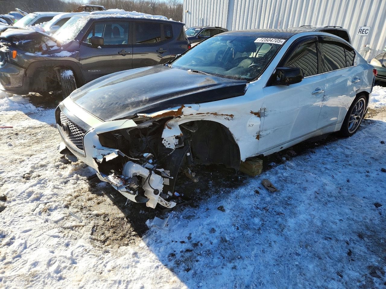 2015 INFINITI Q50 STEERING GEAR RACK - 474147