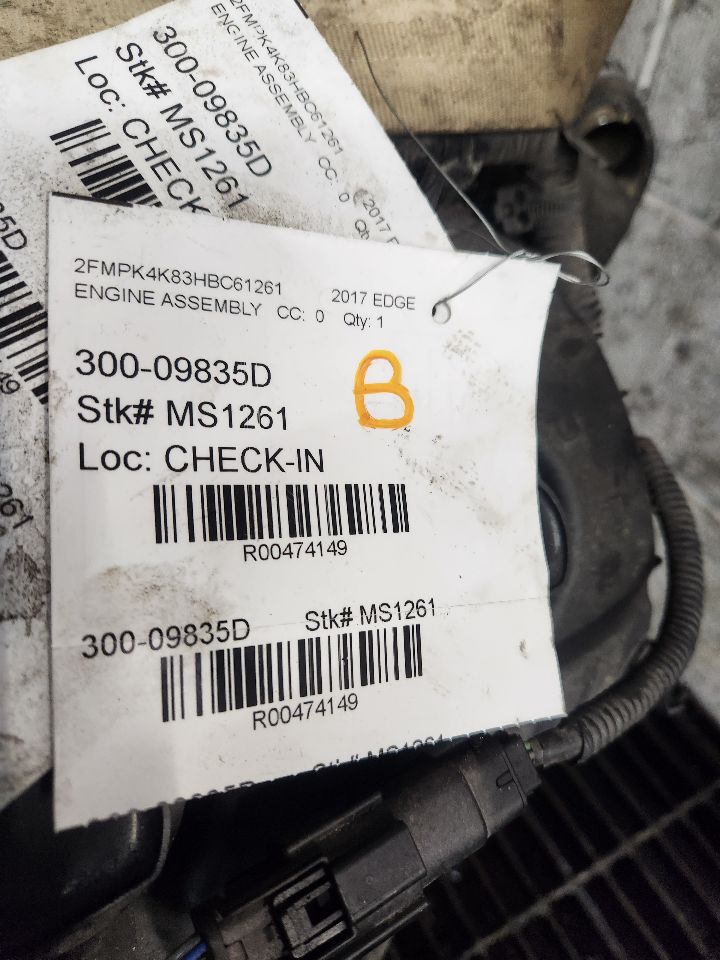 2017 FORD EDGE ENGINE ASSEMBLY - 474149 — photo 6