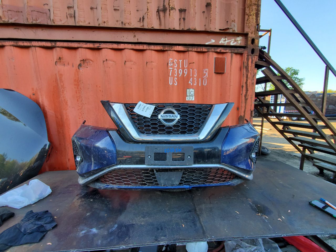 2019 NISSAN MURANO BUMPER ASSY, FRONT - 474375 — photo 1