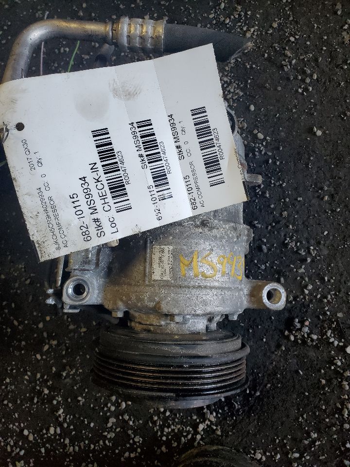 2017 INFINITI QX30 AC COMPRESSOR - 474623