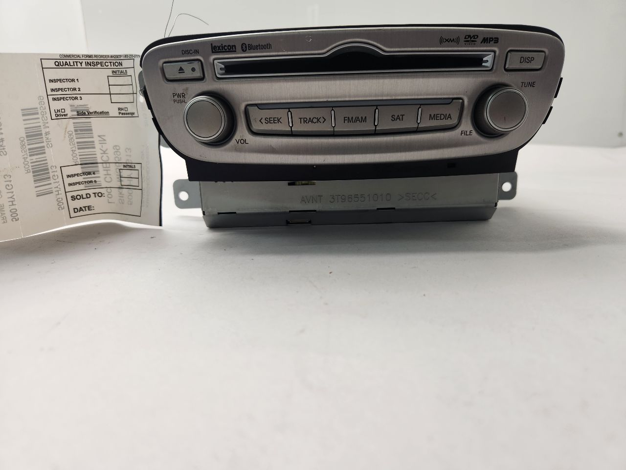 2013 HYUNDAI GENESIS Radio Audio - 475990