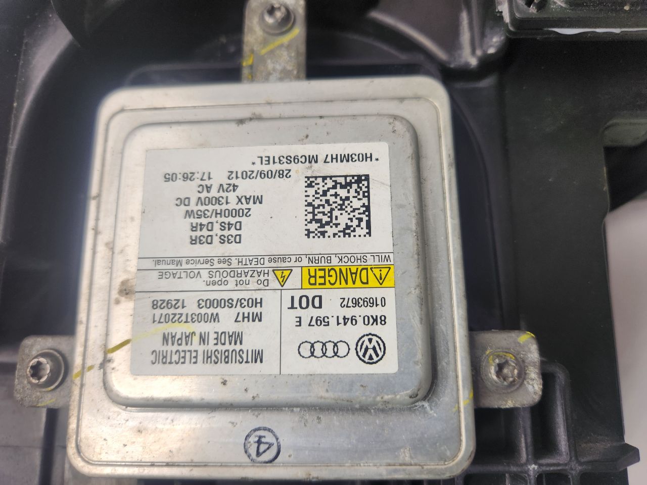 2013 VOLKSWAGEN JETTA Right HEADLAMP ASSEMBLY - 476830 — photo 5