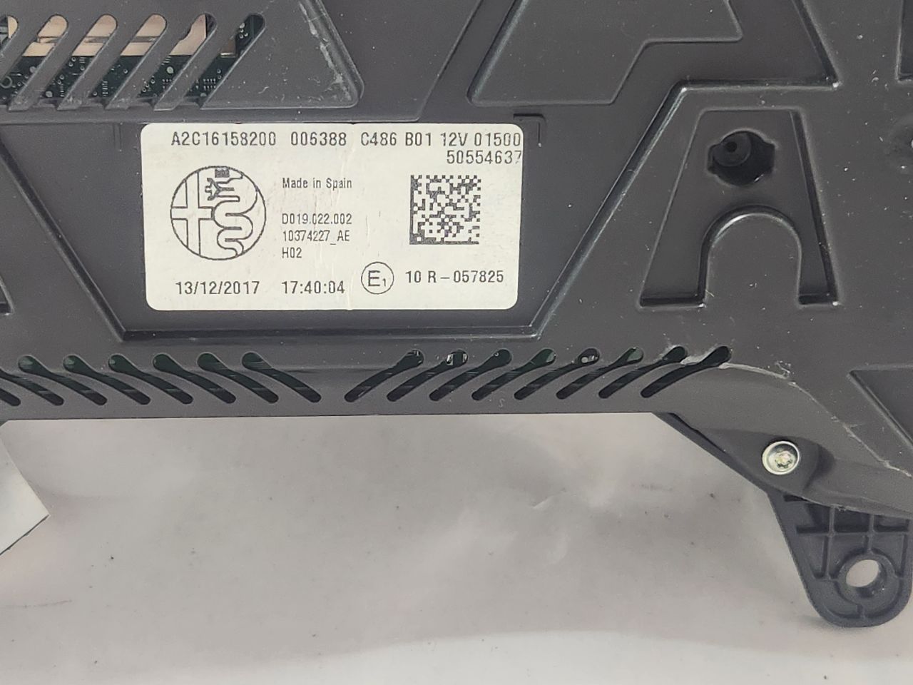 2018 ALFA-ROMEO GIULIA Speedo Head/Cluster - 477234 — photo 4