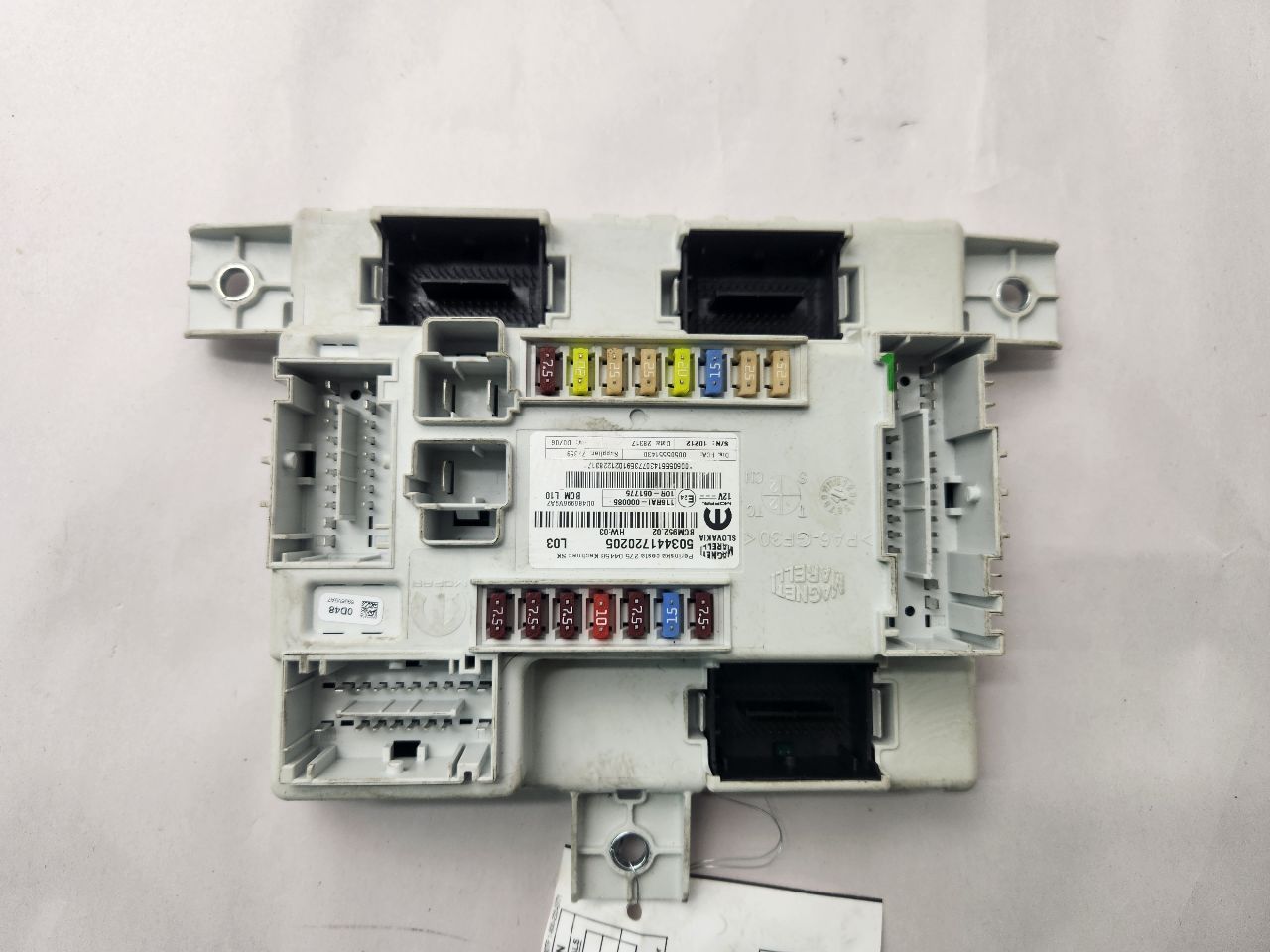 2018 ALFA-ROMEO GIULIA Fuse Box, Engine - 477703