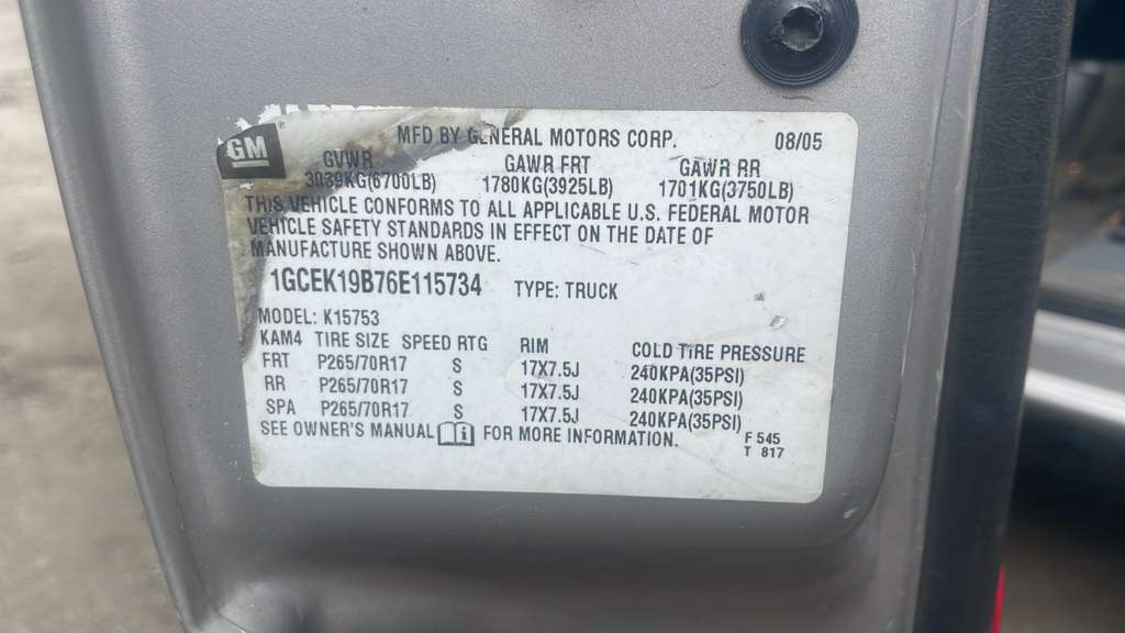 2006 CHEVROLET SILVERADO 1500 PICKUP Transmiss,Transaxle - 477705 — photo 8