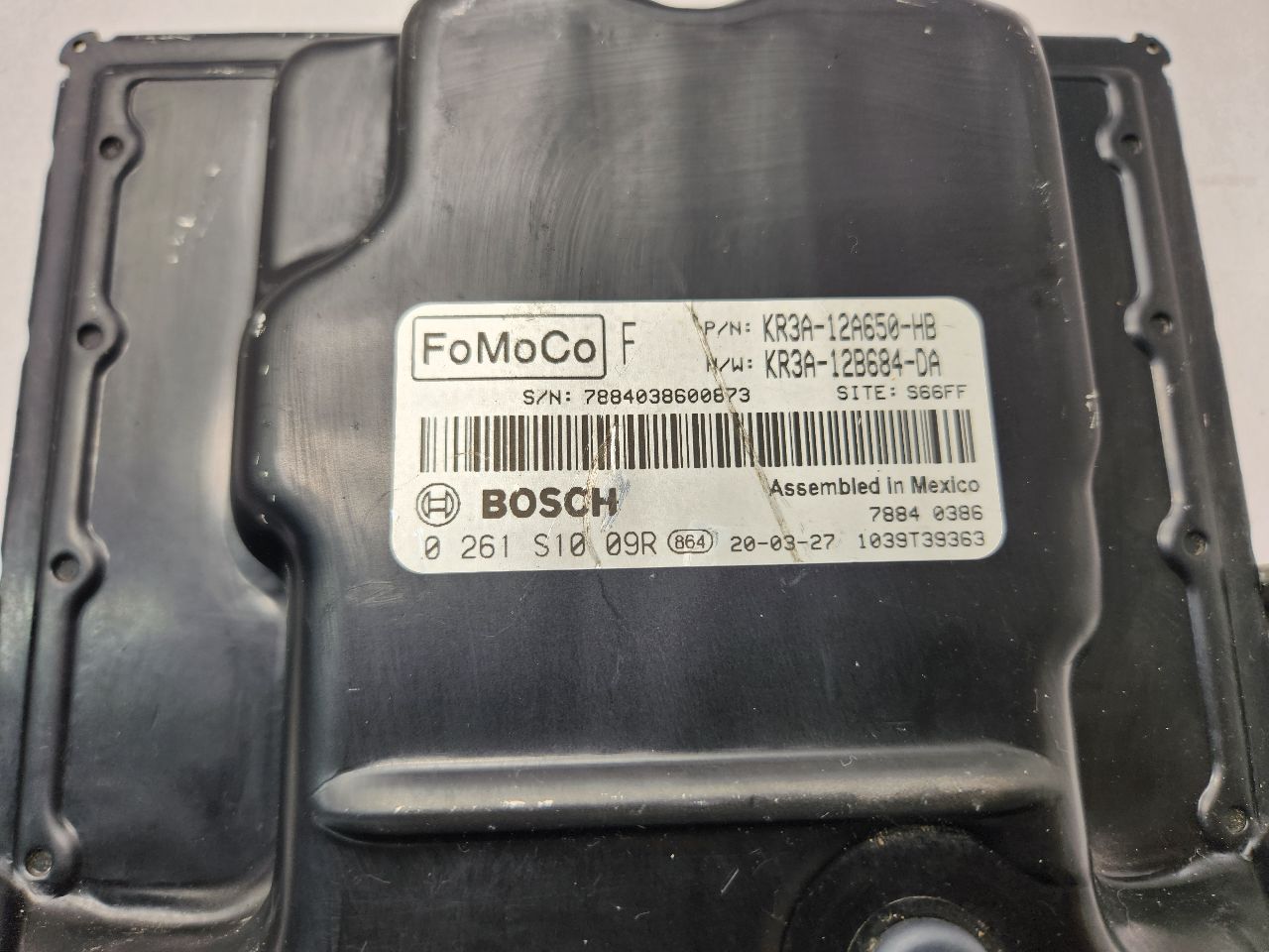 2020 FORD MUSTANG Eng/Motor Cont Mod - 478346 — photo 3