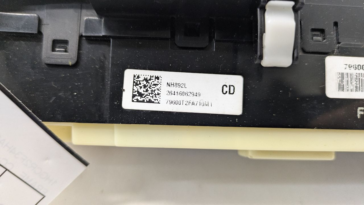 2017 HONDA ACCORD TEMP CONTROL - 478353 — photo 3