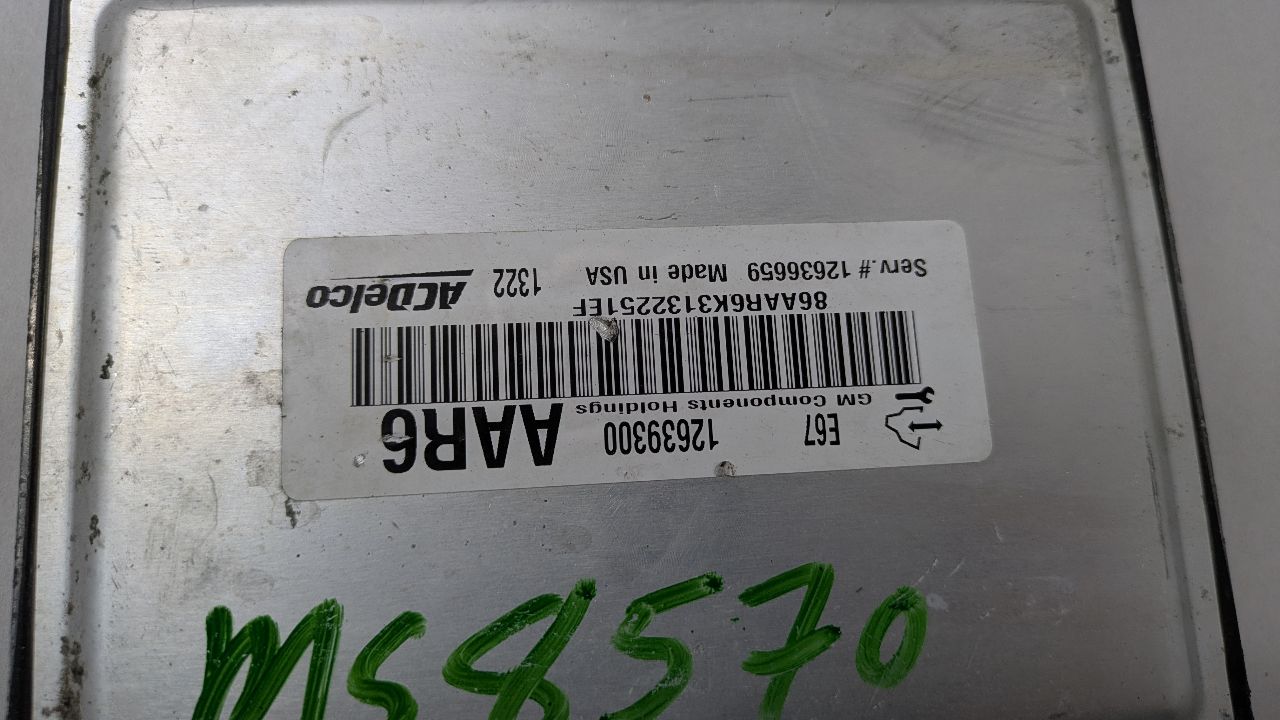 2012 CHEVROLET COLORADO Eng/Motor Cont Mod - 479250 — photo 2
