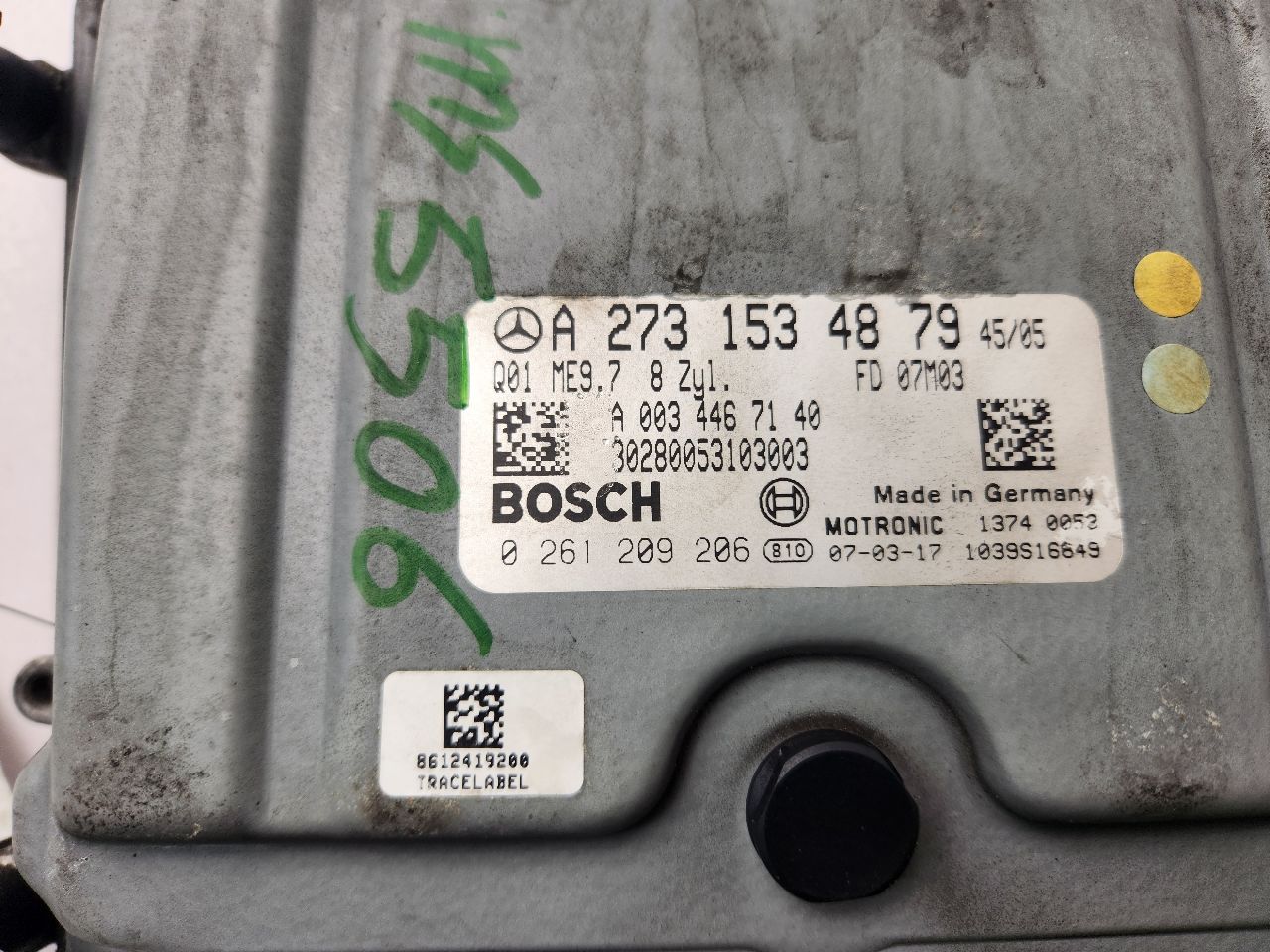 2007 MERCEDES-BENZ GL-CLASS Eng/Motor Cont Mod - 479510 — photo 3