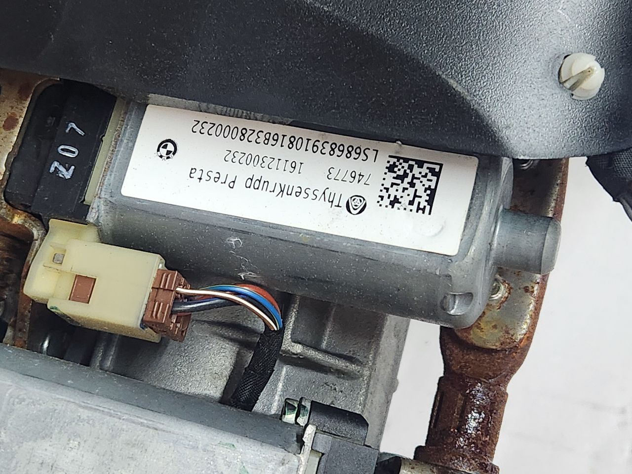 2017 BMW X6 3.0L 6cyl Turbo Gasoline STEERING COLUMN - 479546 — photo 7