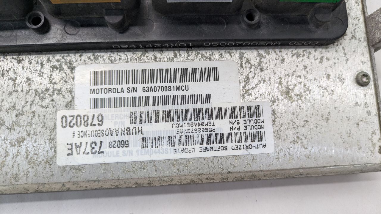2003 DODGE 1500 PICKUP Eng/Motor Cont Mod - 479769 — photo 2