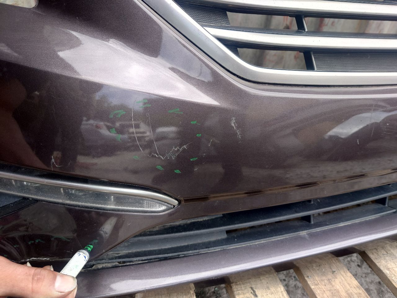 2015 HYUNDAI SONATA BUMPER ASSY, FRONT - 479943 — photo 7