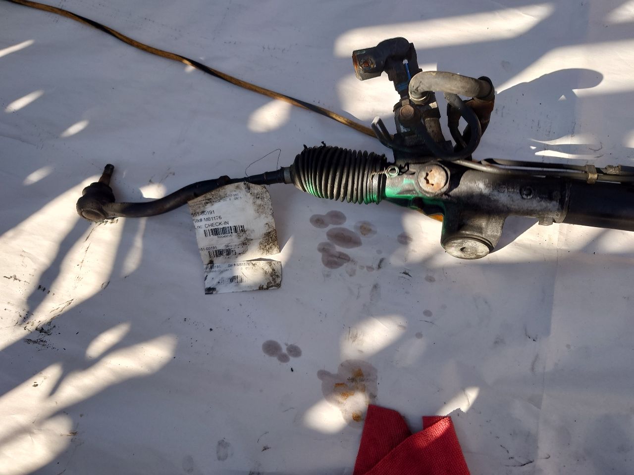 2017 INFINITI Q50 STEERING GEAR RACK - 480162 — photo 5