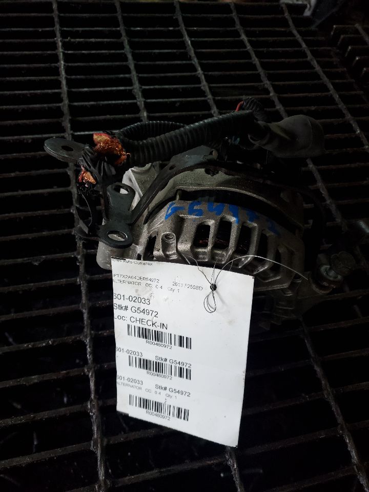 2013 FORD F250SD PICKUP 8cyl Gasoline 6.2 FLEX ALTERNATOR - 480972