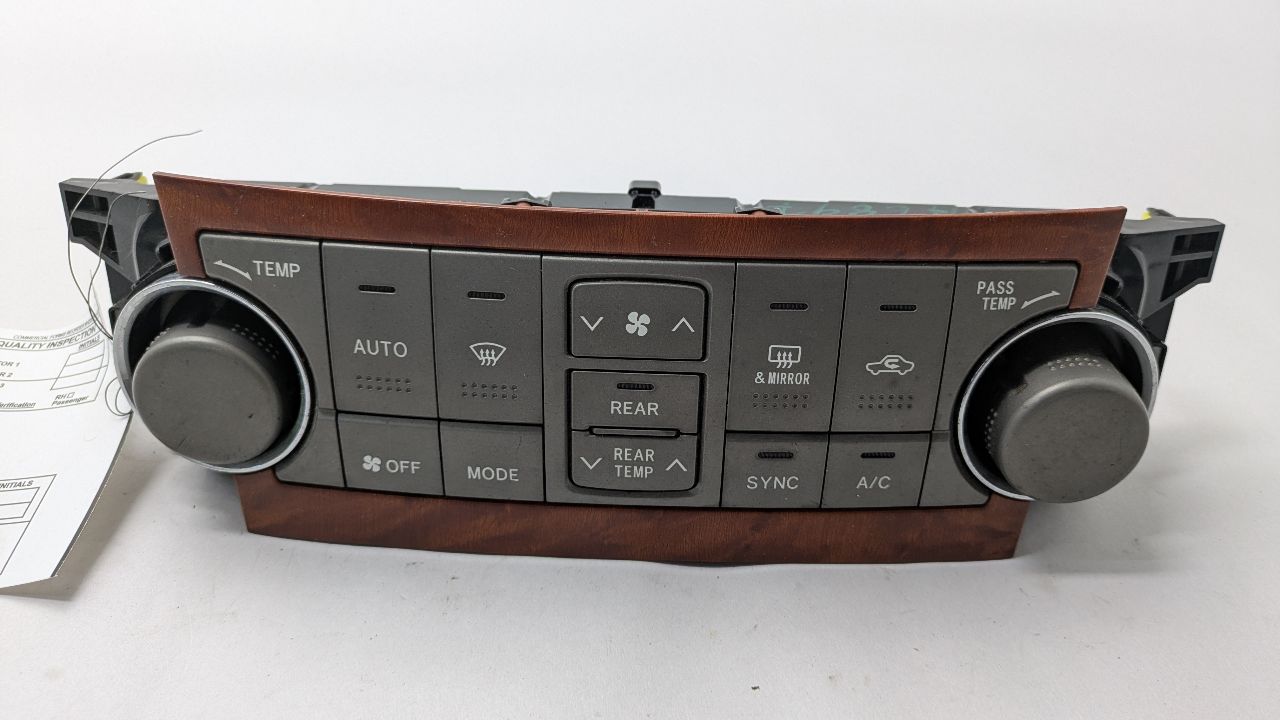 2008 TOYOTA HIGHLANDER 6cyl Gasoline 3.5 TEMP CONTROL - 481090