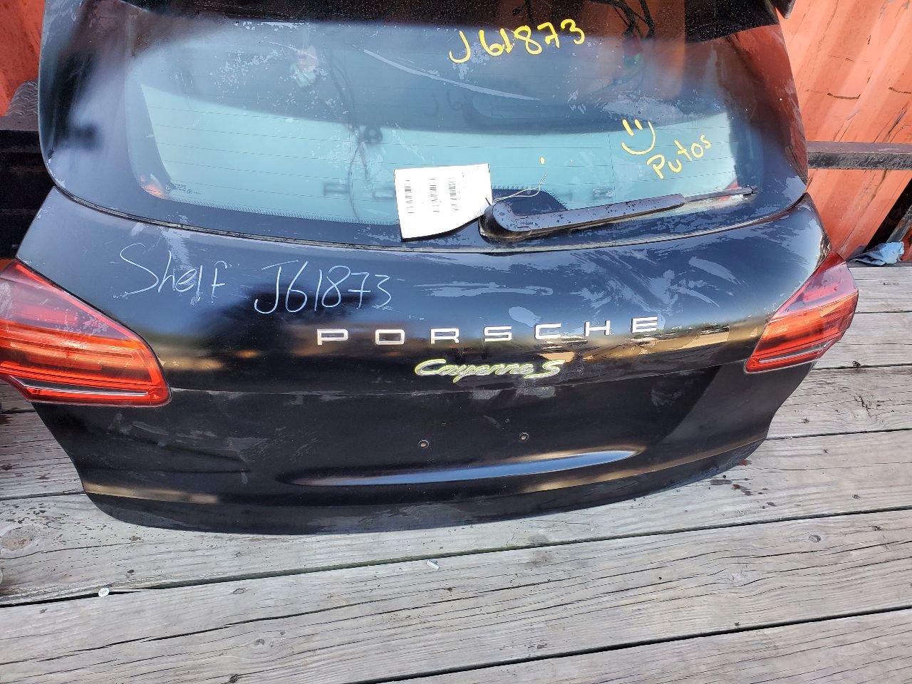 2016 PORSCHE CAYENNE 6cyl 3.0 liter hybrid Decklid  Tailgate - 481375 — photo 2