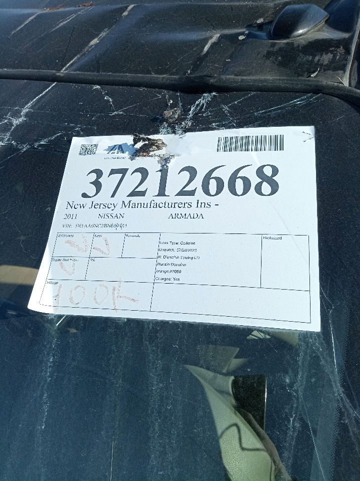 2011 NISSAN ARMADA 8cyl Gasoline 5.6 Flex Transmiss,Transaxle - 481428 — photo 4
