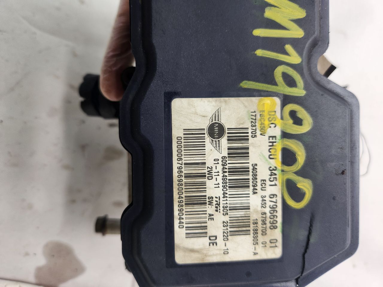 2012 MINI COOPER COOPER Anti-lock Brake Pts - 481522