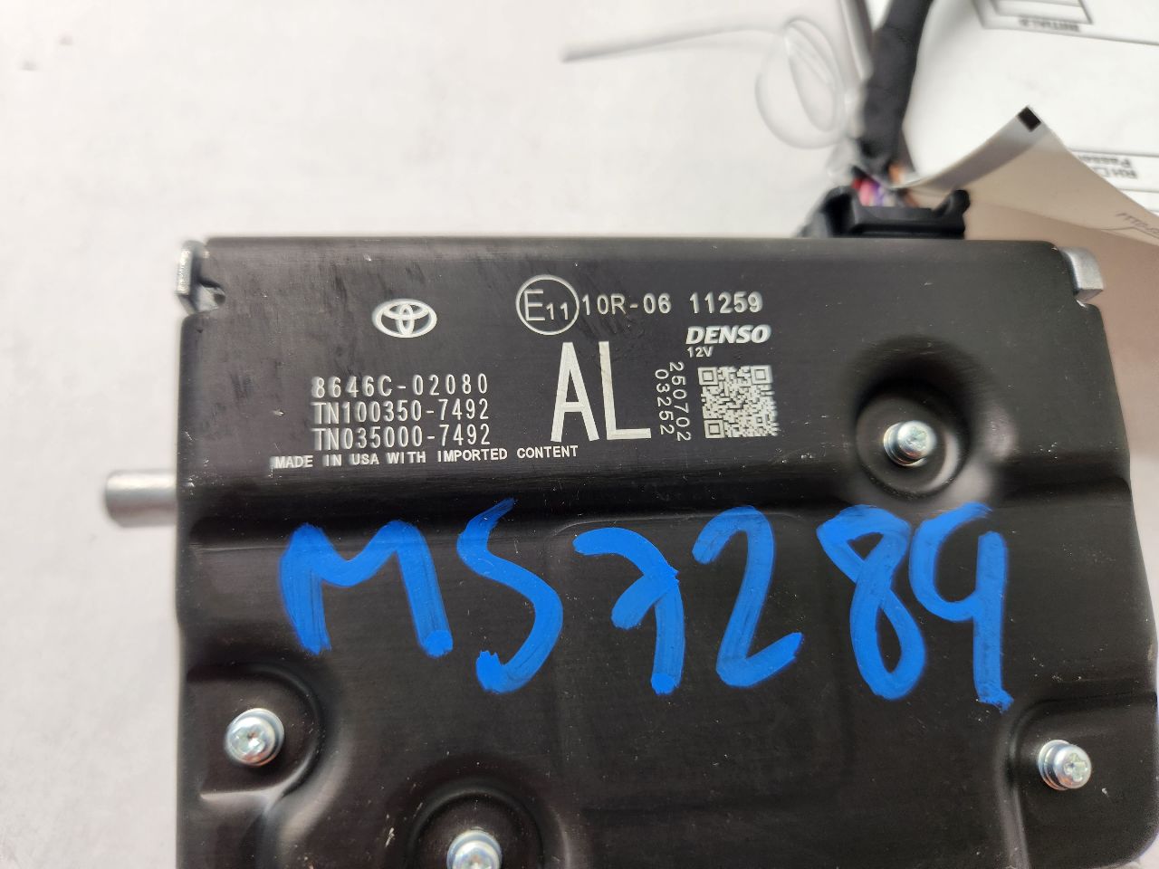 2025 TOYOTA COROLLA Camera Projector - 481806 — photo 4