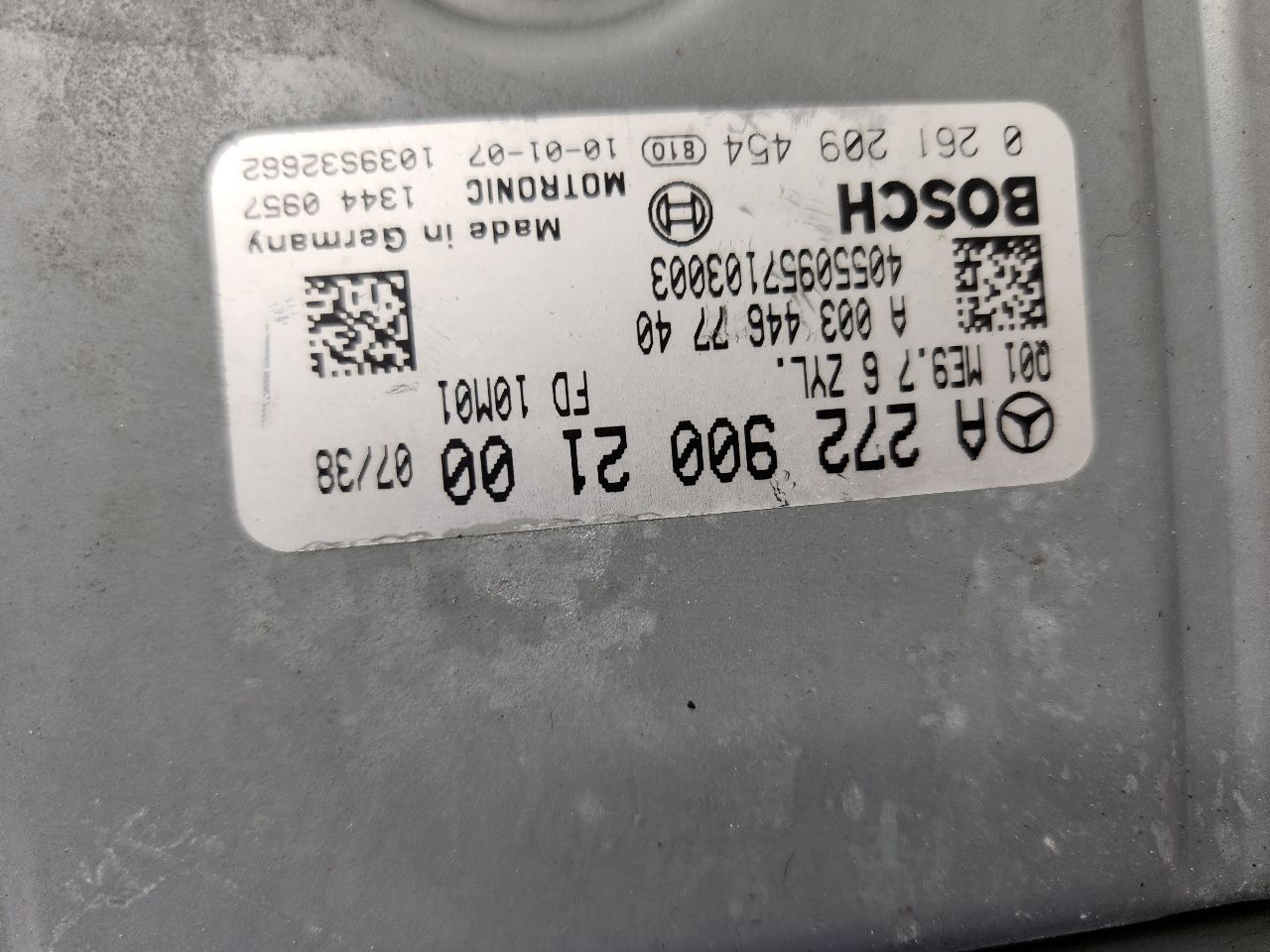 2010 MERCEDES-BENZ E-CLASS 6cyl Gasoline 3.5 Eng/Motor Cont Mod - 481990 — photo 4