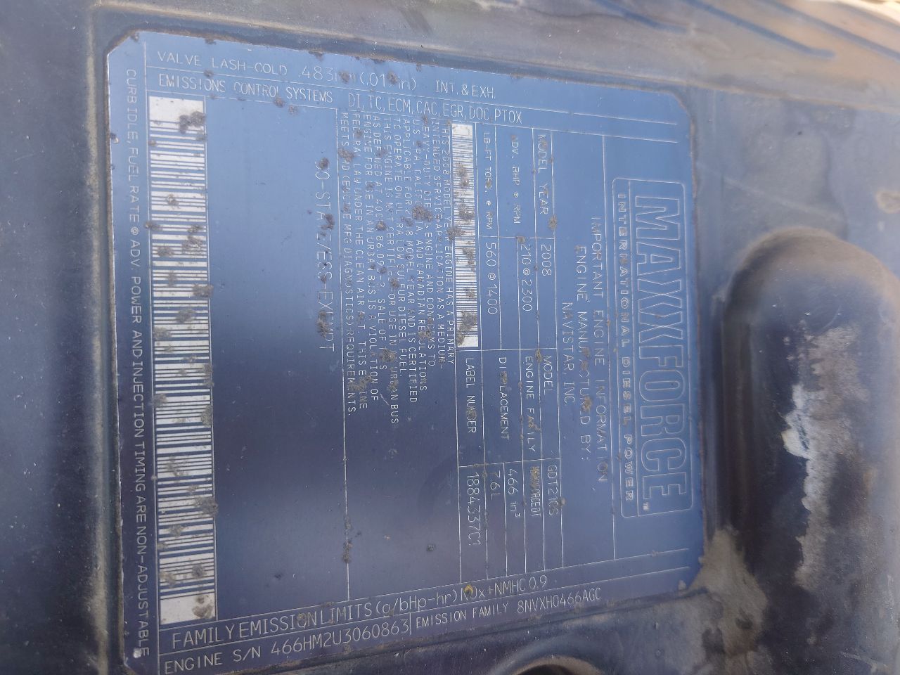 2008 BMW M3 ENGINE ASSEMBLY - 482150 — photo 5