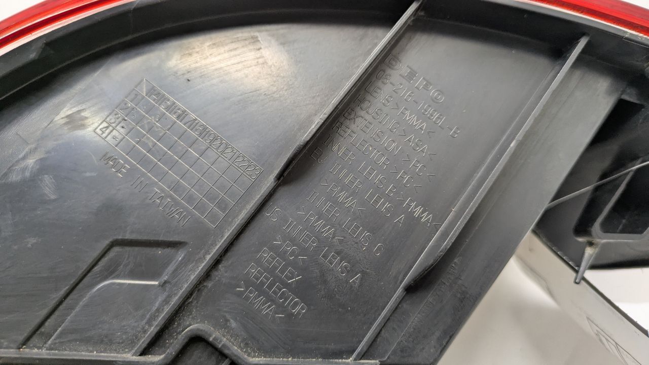 2014 MAZDA 6 Left TAIL LAMP - 482636 — photo 7