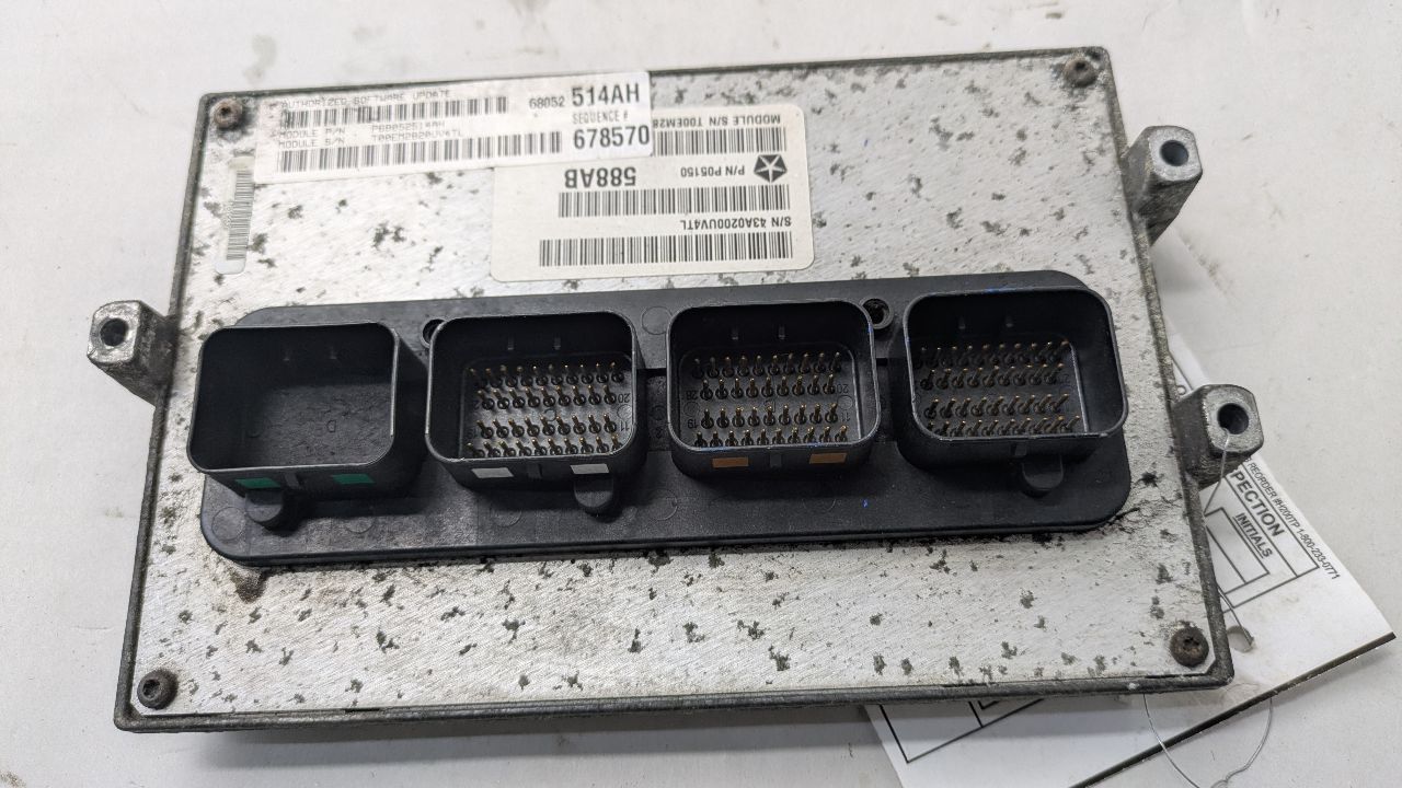 2011 JEEP GRAND CHEROKEE Eng/Motor Cont Mod - 482817