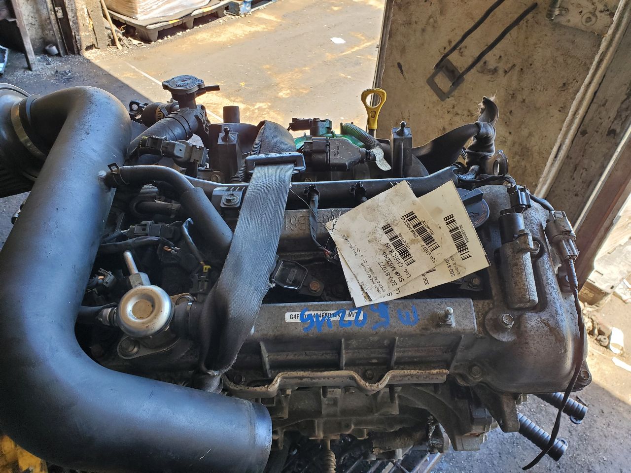2013 HYUNDAI VELOSTER ENGINE ASSEMBLY - 483186 — photo 5