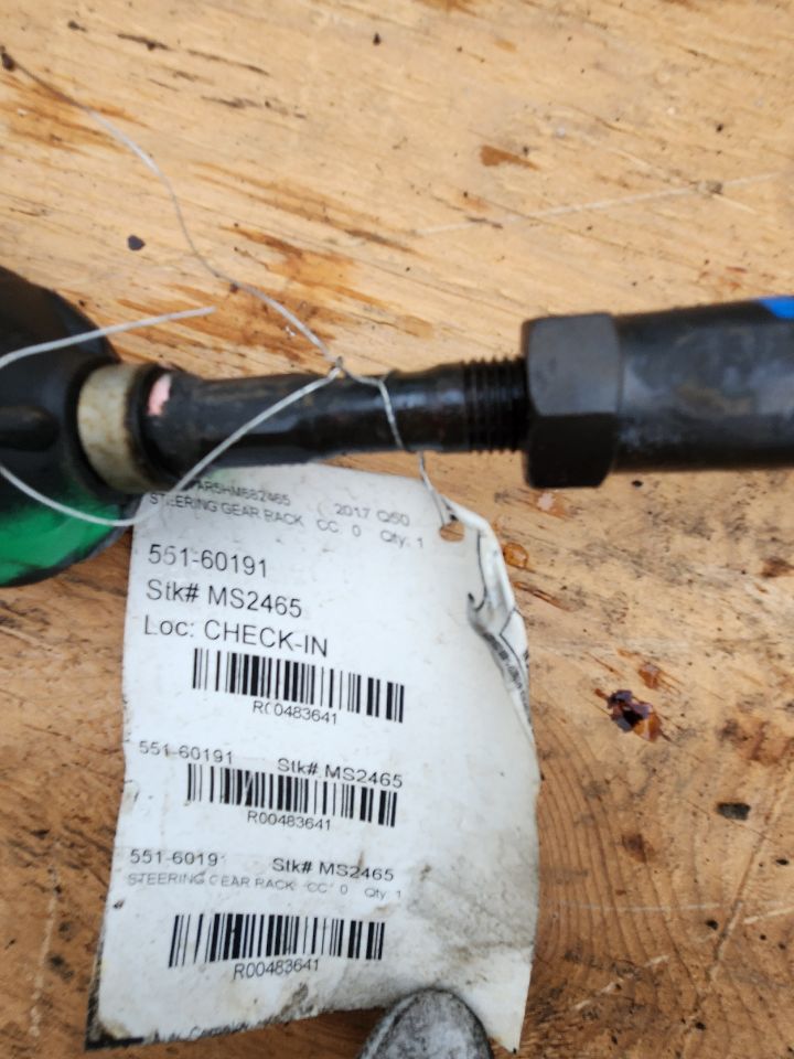 2017 INFINITI Q50 4cyl Gasoline Turbo 2.0 STEERING GEAR RACK - 483641