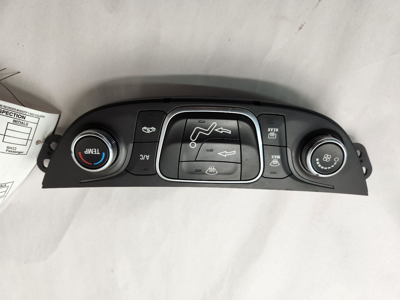 2016 CHEVROLET MALIBU TEMP CONTROL - 483876