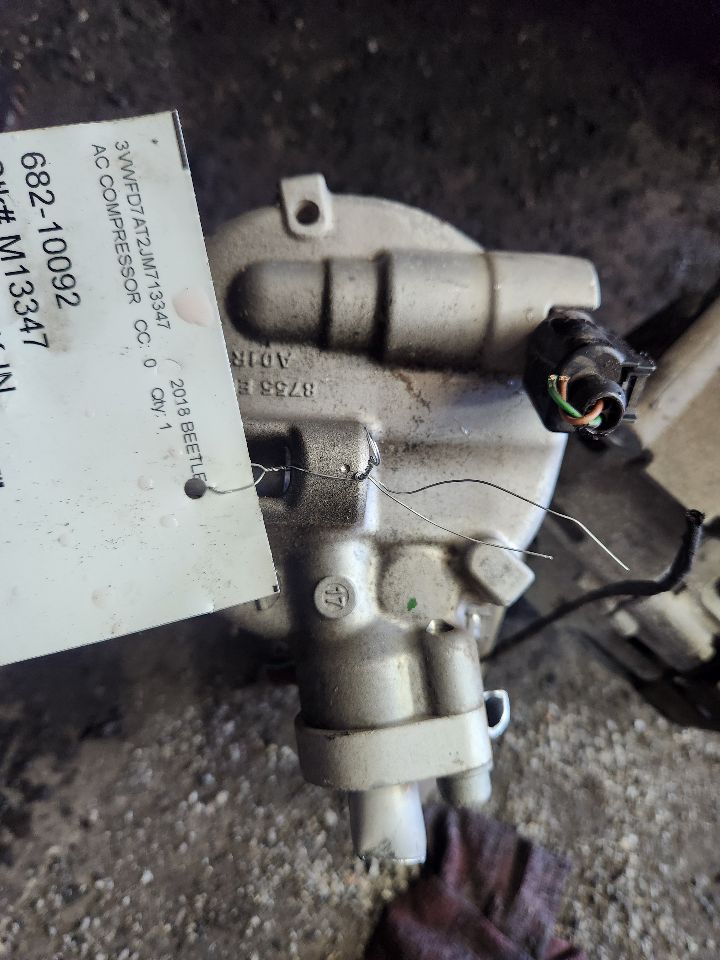 2018 VOLKSWAGEN BEETLE AC COMPRESSOR - 483950